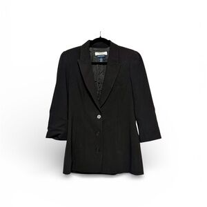 Boston Proper Classic Black Blazer Size 14